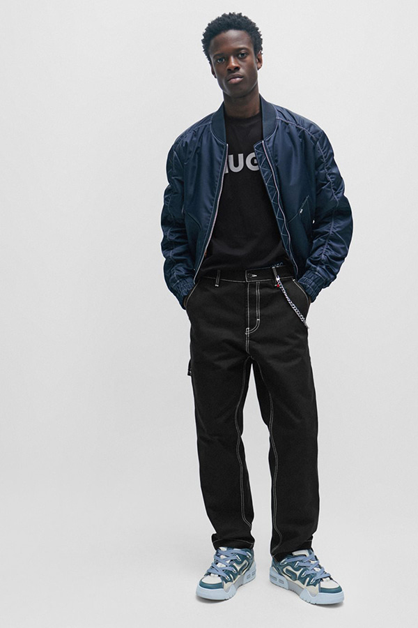 ΜΠΛΟΥΖΑ HUGO - 001 ΜΑΥΡΟ